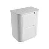 Aulic 750mm Curva Floorstanding Vanity with Solid Surface Top Palis Top CA57-750-ST66FT Vanity Units