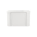 Fienza 75CM Mila Curved Satin White 750 Wall Hung Cabinet