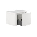 Fienza 75CM Mila Curved Satin White 750 Wall Hung Cabinet - Special Order