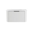 Fienza 75UW-C Minka Curved Satin White 750 Wall Hung Cabinet