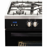 Artusi CAFG91B 90cm Freestanding Dual Fuel Stove, Black