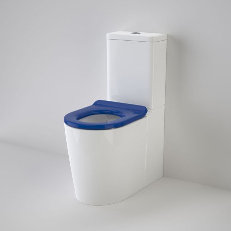 Caroma 766450SB Liano Cleanflush® Easy Height Wall Faced Suite with Liano Double Flap Seat - Sorrento Blue - Special Order