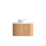 Otti Bondi Wall Hung Vanity, Fluted Woodland Oak