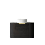 Otti Bondi Wall Hung Vanity, Black Oak
