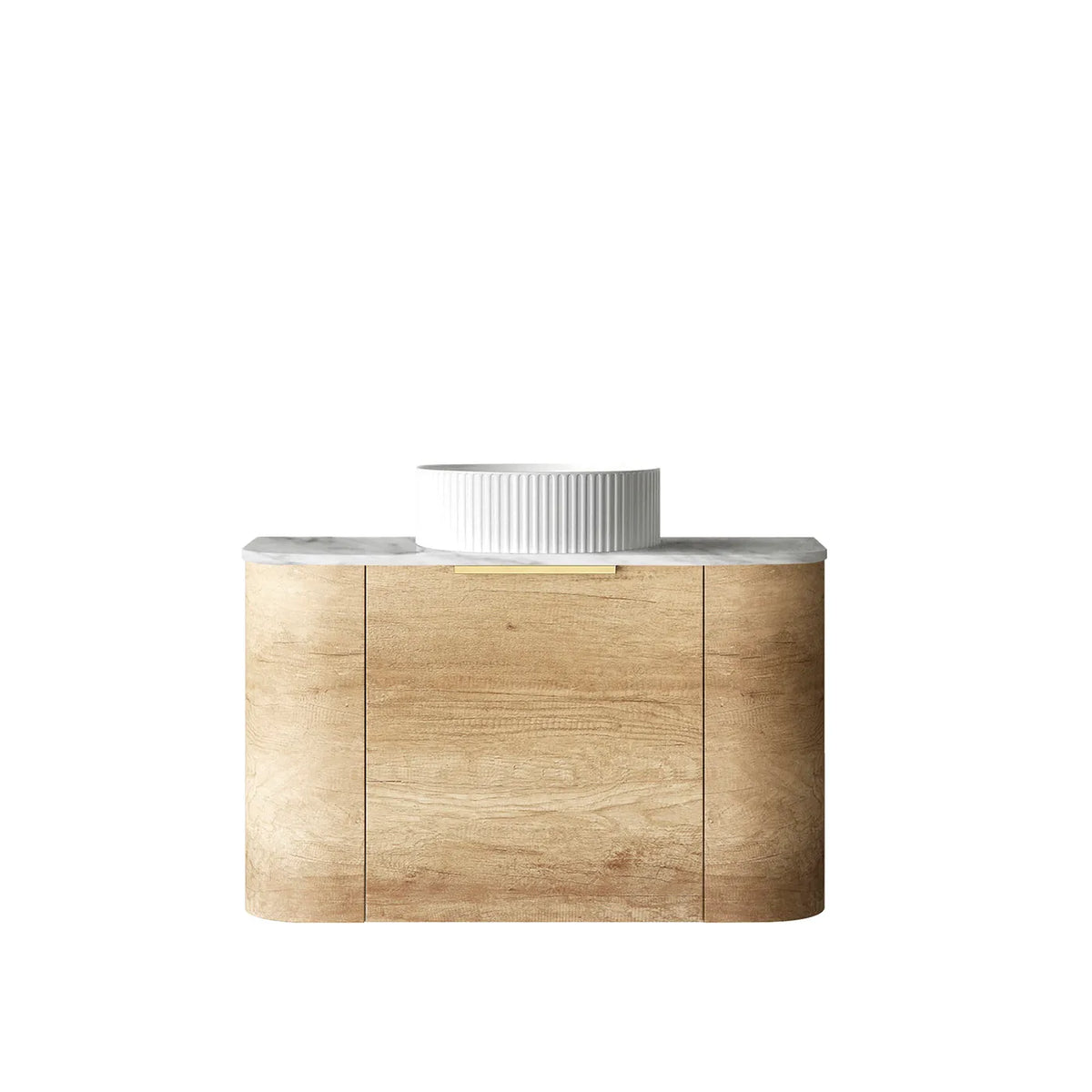 Otti Bondi Wall Hung Vanity, Natural Oak