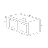 Otti Hampton Mark II Wall Hung Vanity - Satin White