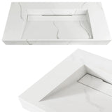 Otti Moonlight Wall Hung Vanity, Satin White