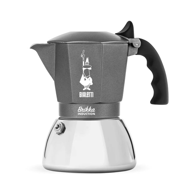 Bialetti Brikka Induction Espresso Coffee Maker Stove Top Percolator, 4 Cups - Special Order