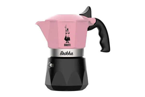 Bialetti Brikka Espresso Candy Pink Coffee Maker Stove Top Percolator, 2 Cups - Special Order