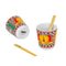 Bialetti Dolce & Gabbana 2 Cup Moka Express Sicilian Cart with Porcelain Cup and Stirrer Set - IN STOCK