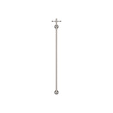 Fienza 8101000BN Lillian Vertical Heated Towel Rail, 93 x 1000mm, Brushed Nickel