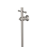 Fienza 8101000BN Lillian Vertical Heated Towel Rail, 93 x 1000mm, Brushed Nickel