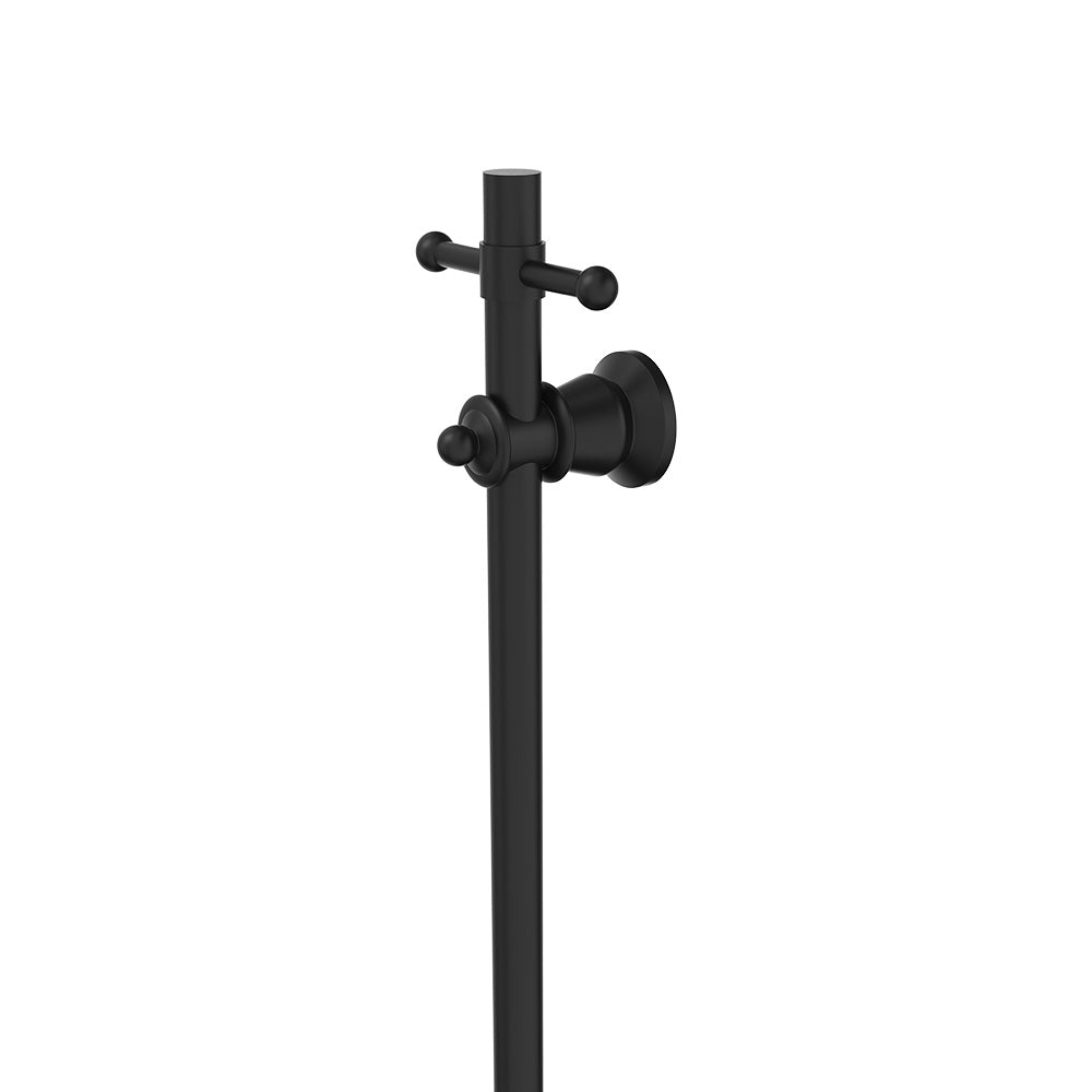 Fienza 8101000B Lillian Vertical Heated Towel Rail, 93 x 1000mm, Matte Black