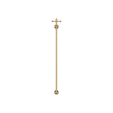 Fienza 8101000UB Lillian Vertical Heated Towel Rail, 93 x 1000mm, Urban Brass