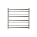 Fienza 8277570BN Isabella Heated Towel Rail, 750 x 700mm, Brushed Nickel - Special Order