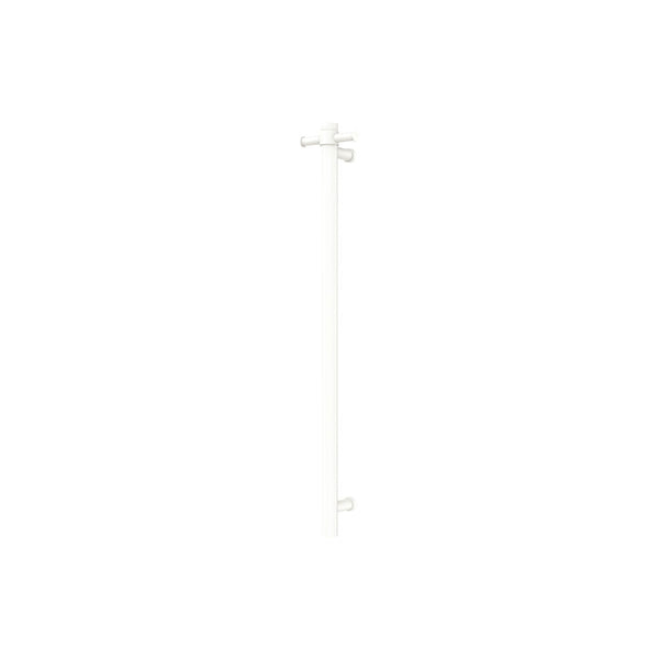 Fienza Isabella 827900MW Vertical Heated Towel Rail, 100 x 900mm, Matte White - Special Order