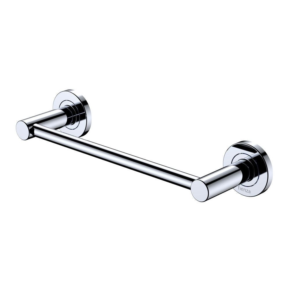 Fienza 8280130 Kaya Single Towel Rail, 300mm, Chrome