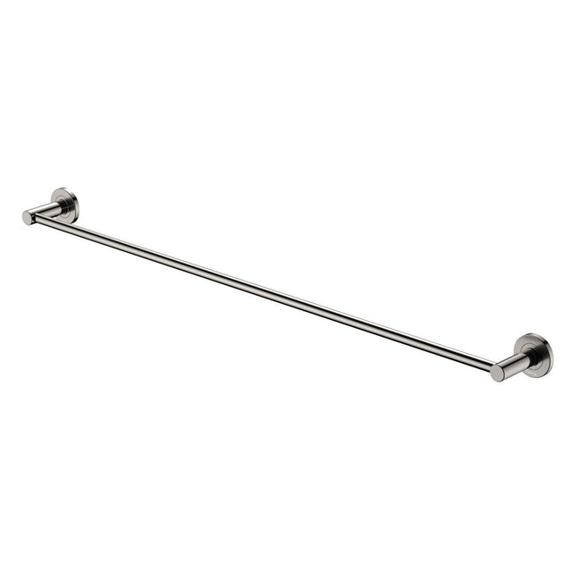 Kaya 900Mm Single Towel Rail Brushed Nickel 82801Bn Bathroom Accessories