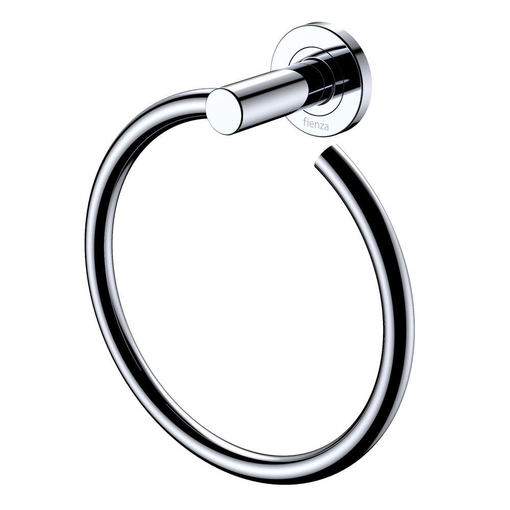 Fienza Kaya Hand Towel Ring Chrome 82802 Bathroom Accessories