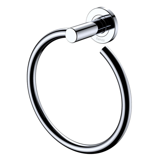 Fienza Kaya Hand Towel Ring Chrome 82802 Bathroom Accessories