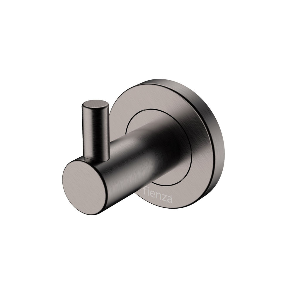 Fienza Kaya Robe Hook Gun Metal 82804Gm Bathroom Accessories