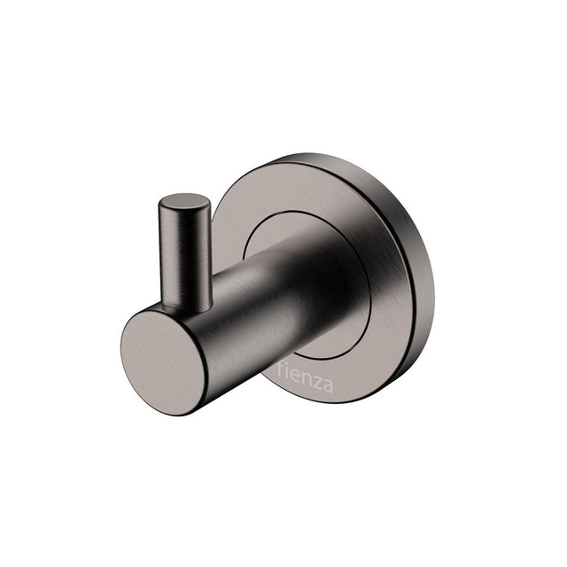 Fienza Kaya Robe Hook Gun Metal 82804Gm Bathroom Accessories