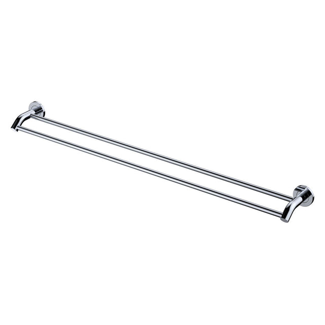 Kaya 900Mm Double Towel Rail Chrome 82808 Bathroom Accessories