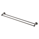 Kaya 900Mm Double Towel Rail Gun Metal 82808Gm Bathroom Accessories