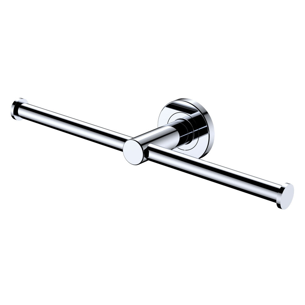 Fienza 82809 Kaya Double Toilet Roll Holder, Chrome