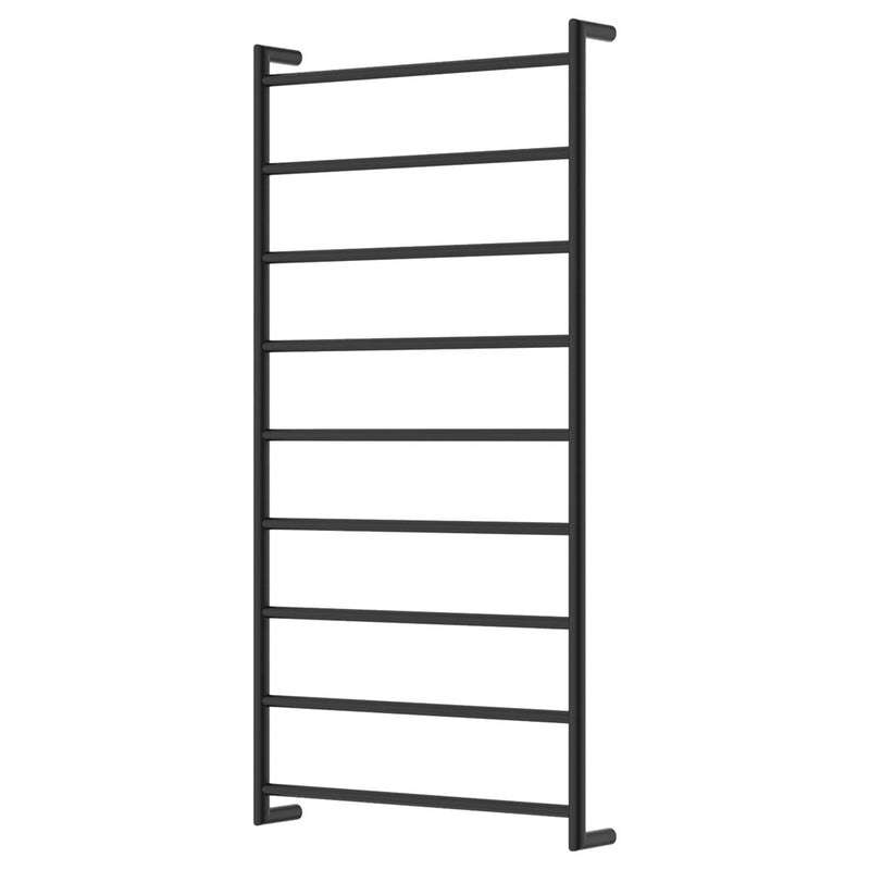 Fienza 82860120MB Kaya Heated Towel Rail, 600 x 1200mm, Matte Black - Special Order