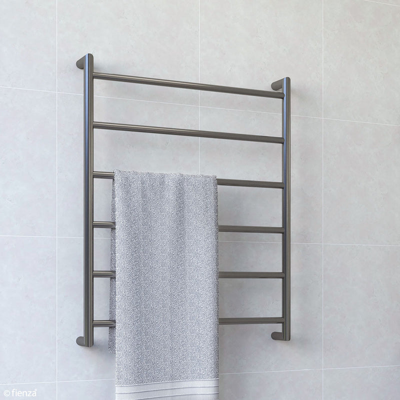 Fienza 8286080GM Kaya Heated Towel Rail, 600 x 800mm, Gun Metal - Special Order