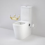 Caroma 846913ARWNO Care 660 Cleanflush Wall Faced Close Coupled Easy Height BI Suite with Armrest Mounting Kit - with GermGard® - Special Order