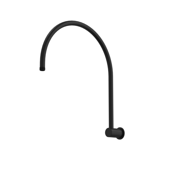 Caroma 849086C Contura II Gooseneck Shower Arm - Matte Black