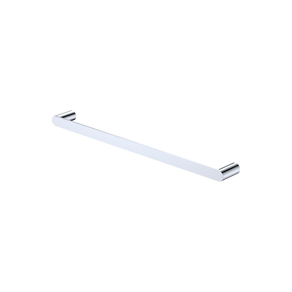 Fienza 88901600 Empire Slim Single Towel Rail, 600mm, Chrome