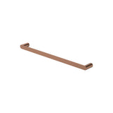 Fienza 88901600CO Empire Slim Single Towel Rail, 600mm, Brushed Copper