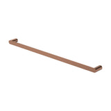 Fienza 88901800CO Empire Slim Single Towel Rail, 800mm, Brushed Copper