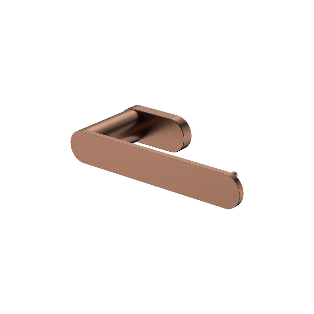 Fienza 88903CO Empire Slim Toilet Roll Holder, Brushed Copper