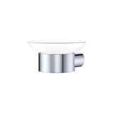 Fienza 88906 Empire Slim Soap Holder Glass Dish, Chrome