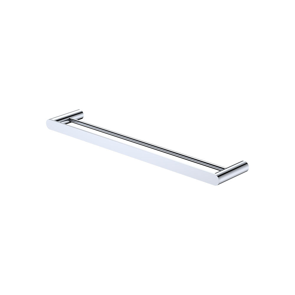 Fienza 88908600 Empire Slim Double Towel Rail, 600mm, Chrome