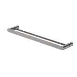 Fienza 88908600GM Empire Slim Double Towel Rail, 600mm, Gun Metal