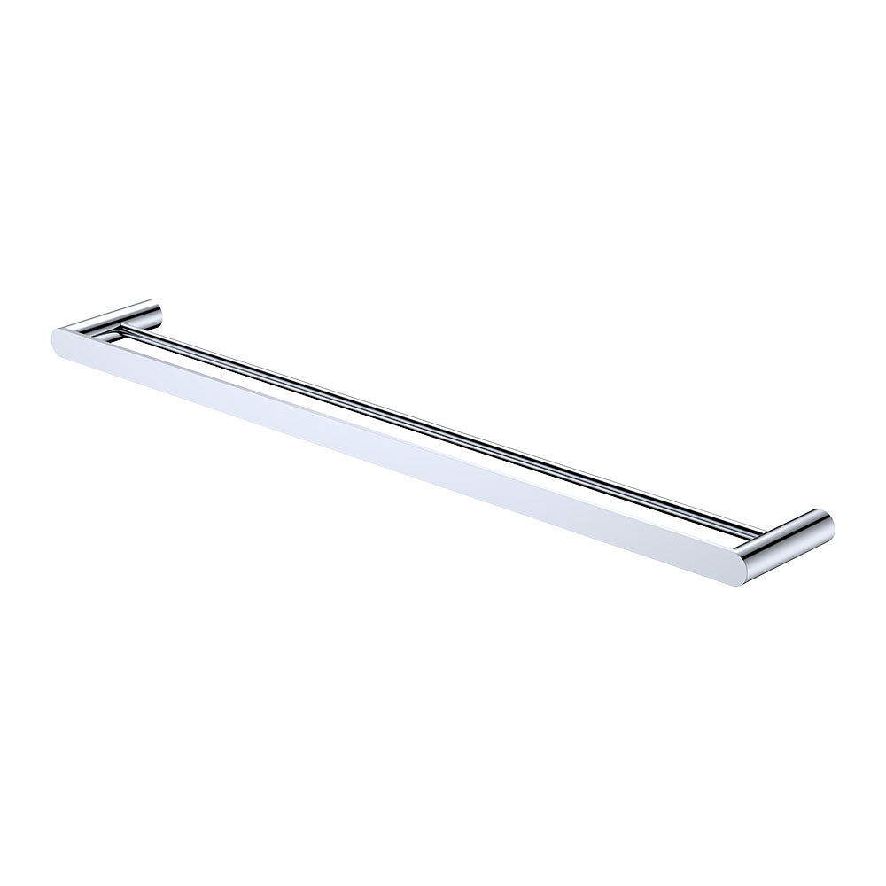 Fienza 88908800 Empire Slim Double Towel Rail, 800mm, Chrome