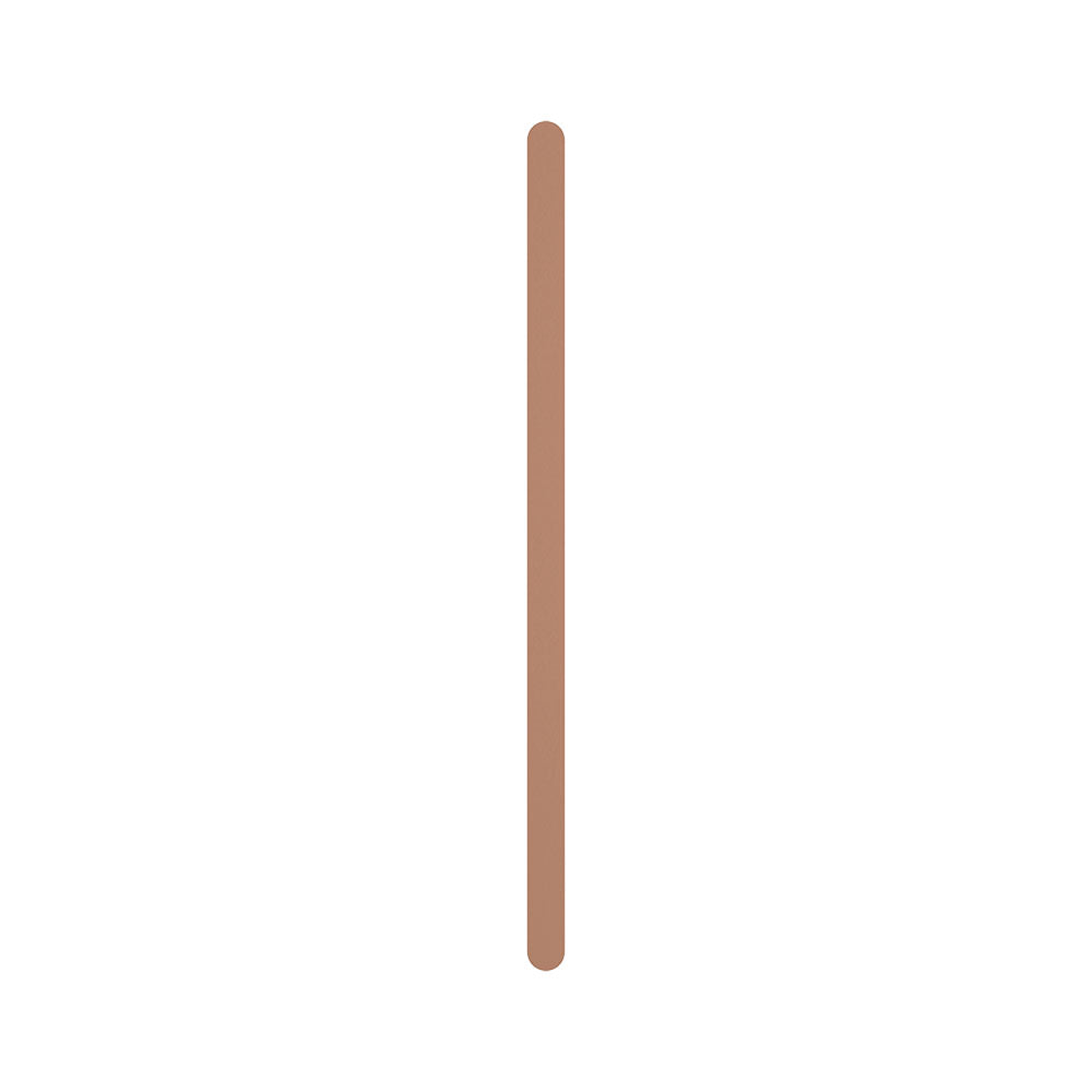 Fienza 889900CO Empire Slim Vertical Heated Towel Rail, 12V 900mm, (1 Bar), Brushed Copper