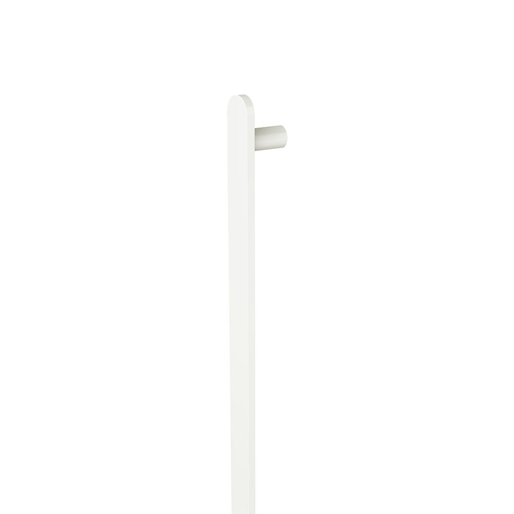 Fienza 889900MW Empire Slim Vertical Heated Towel Rail, 12V 900mm, (1 Bar), Matte White