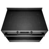 Westinghouse WFE9756DD 90cm Electric Freestanding Oven with Induction Cooktop, Dark Stainless Steel - Factory Seconds
