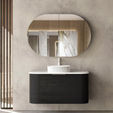 Otti Bondi Wall Hung Vanity, Black Oak