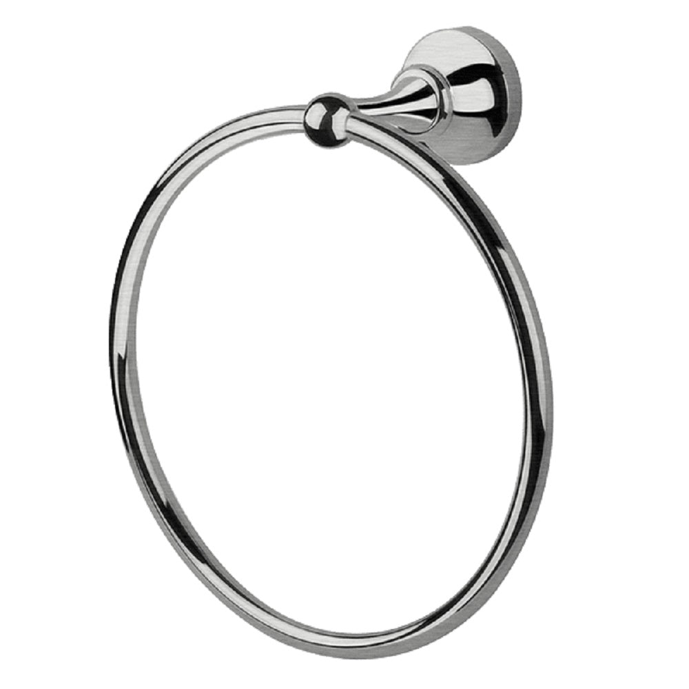Abey Provincial Towel Ring Brushed Nickel, 900052BN