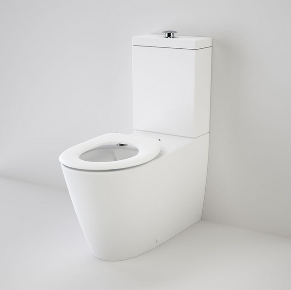 Caroma 901920W Care 800 Cleanflush® Wall Faced Toilet Suite - Caravelle Care SF WH - with GermGard® - Special Order