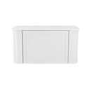 Fienza 90CM Mila Curved Satin White 900 Wall Hung Cabinet