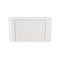 Fienza 90CM Mila Curved Satin White 900 Wall Hung Cabinet