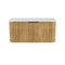 Fienza 90US-C Minka Curved Scandi Oak 900 Wall Hung Cabinet - Special Order